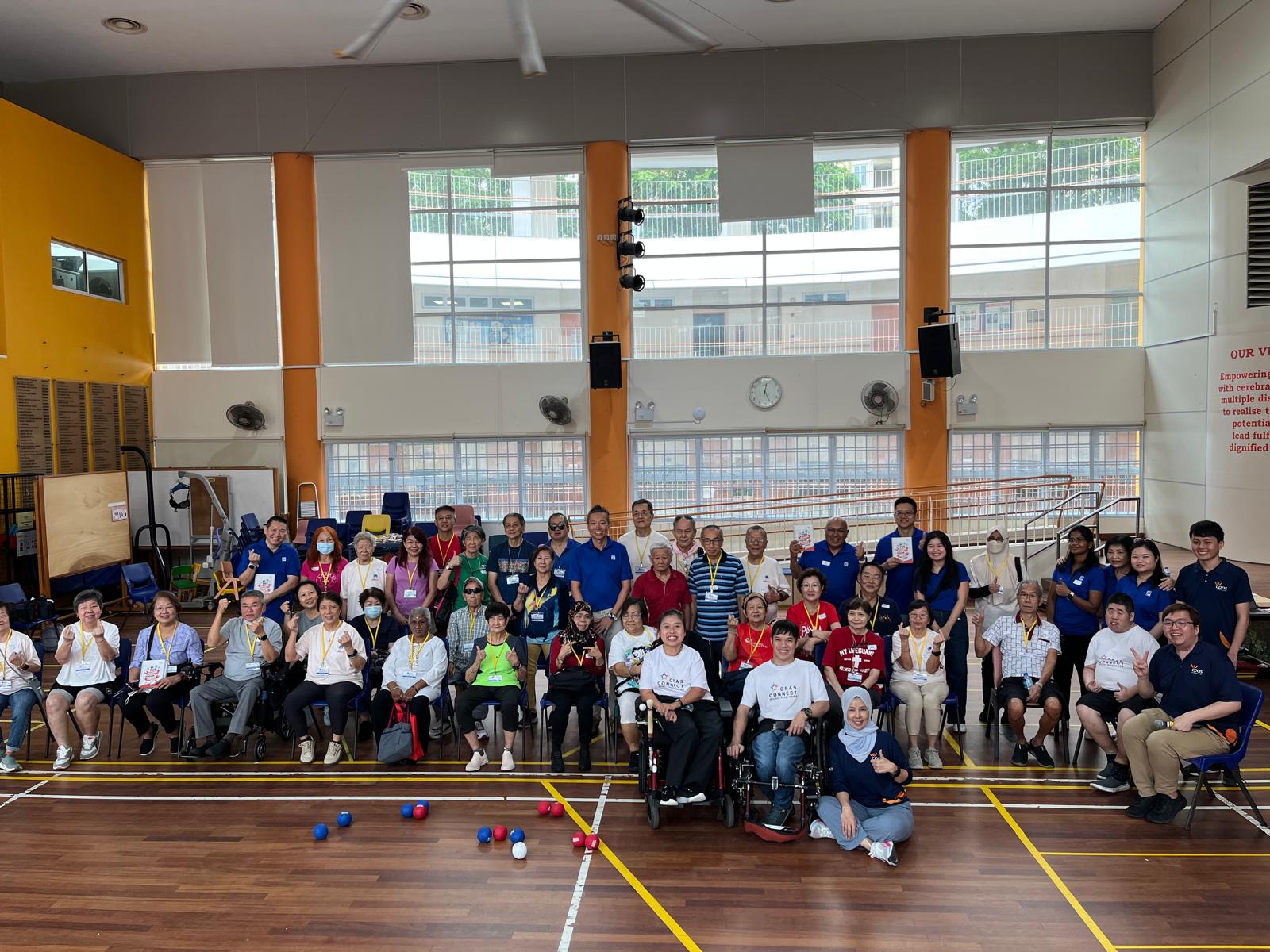 CPAS Connect alumni members with seniors from Allkin Singapore